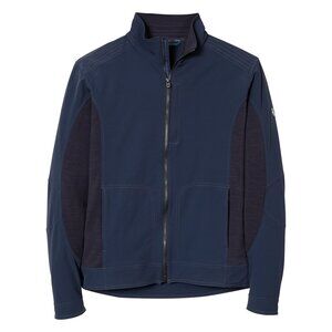 KUHL Dfynce Softshell Jacket - Men's Large Navy - Excellent Condition